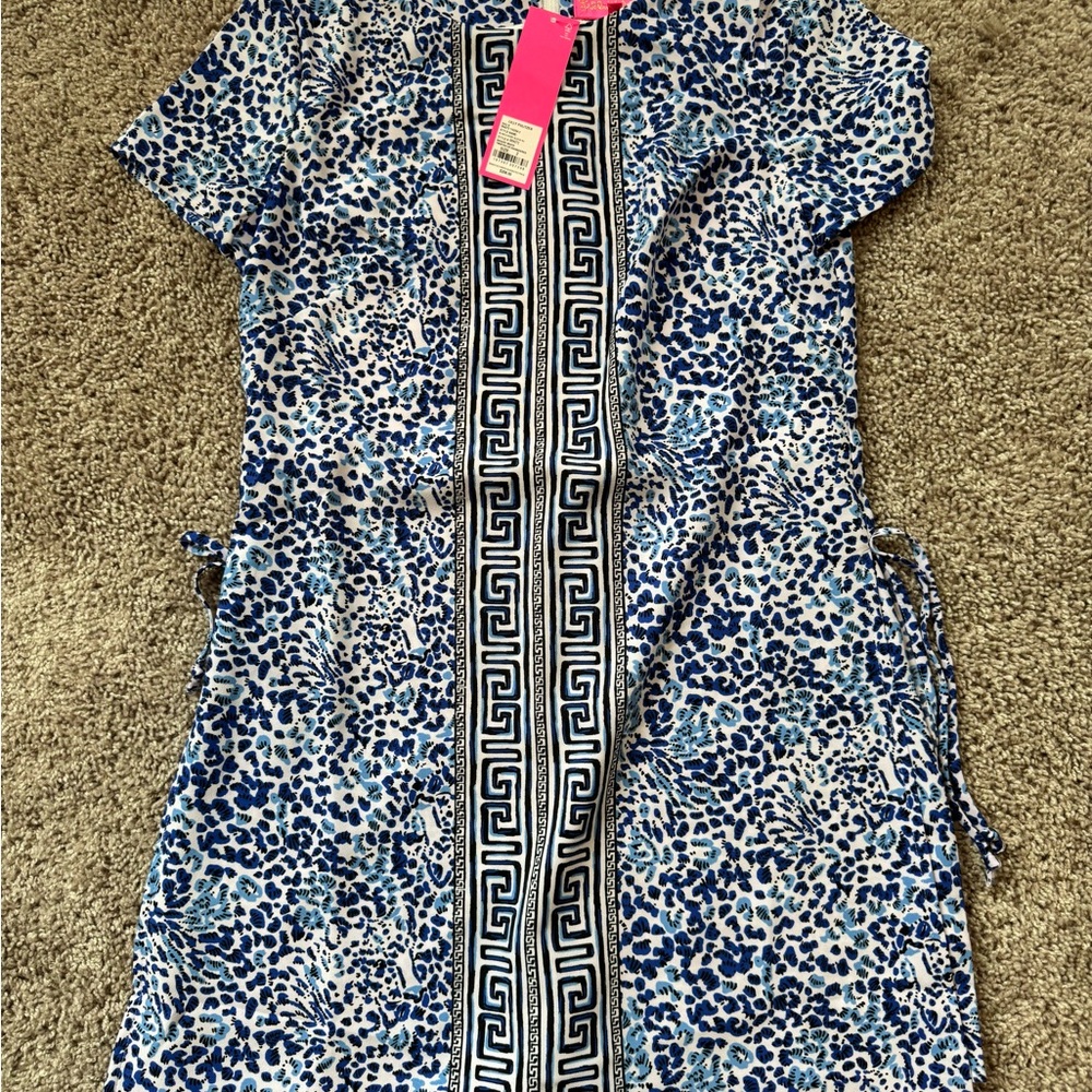 Lilly Pulitzer Blanca short sleeve romper, size 2, NWT
